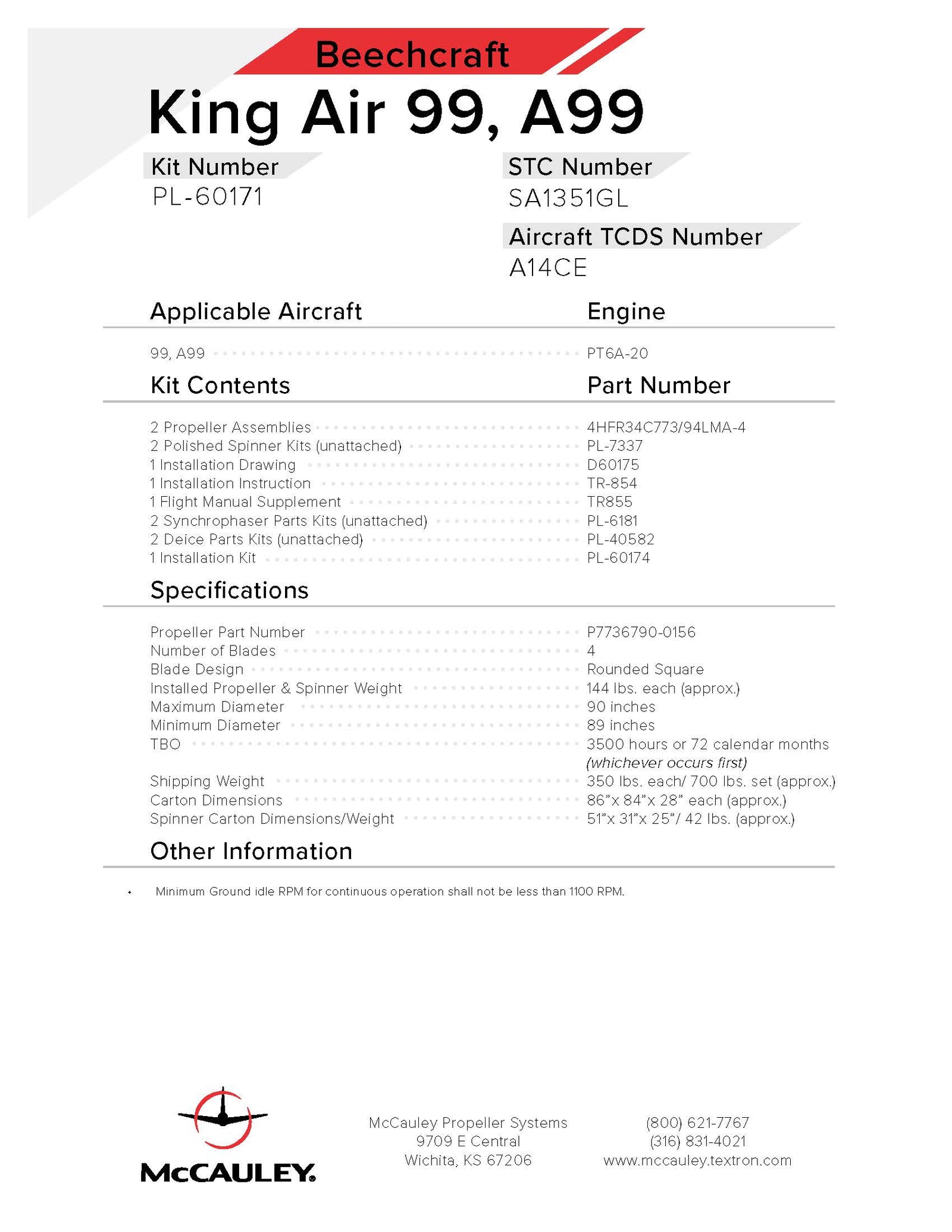 BEECHCRAFT-KING-AIR-99-A99-PL-60171-PAGE-1