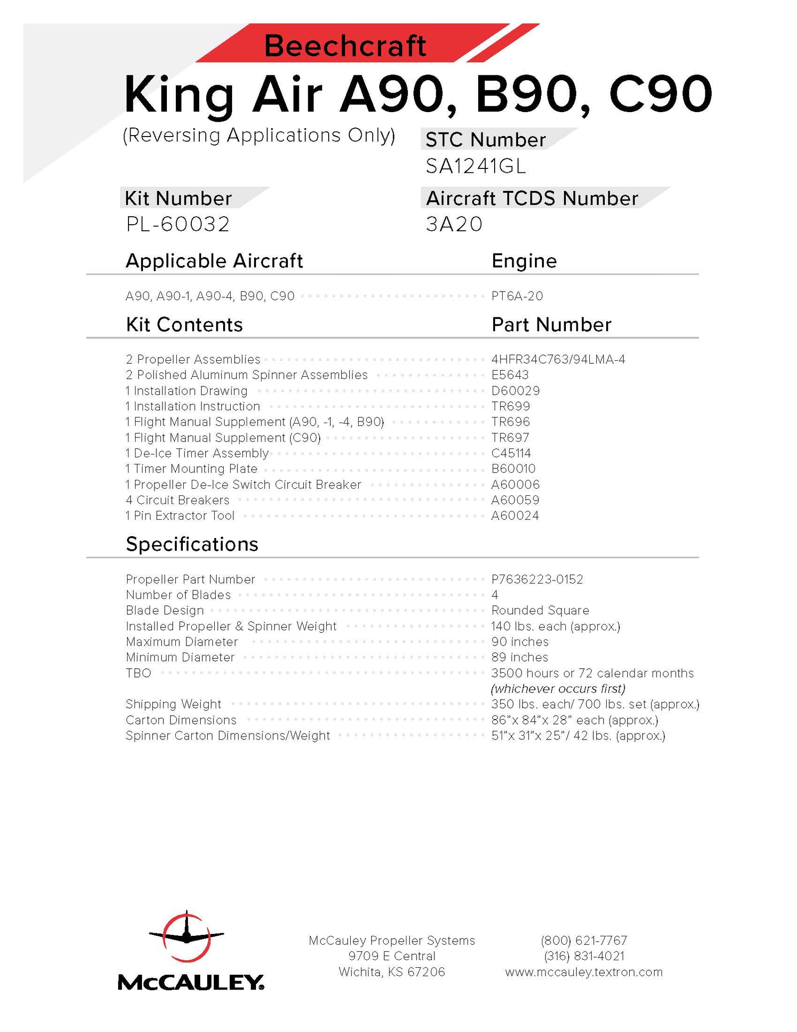 BEECHCRAFT-KING-AIR-A90-B90-C90-PL60032-PAGE-1