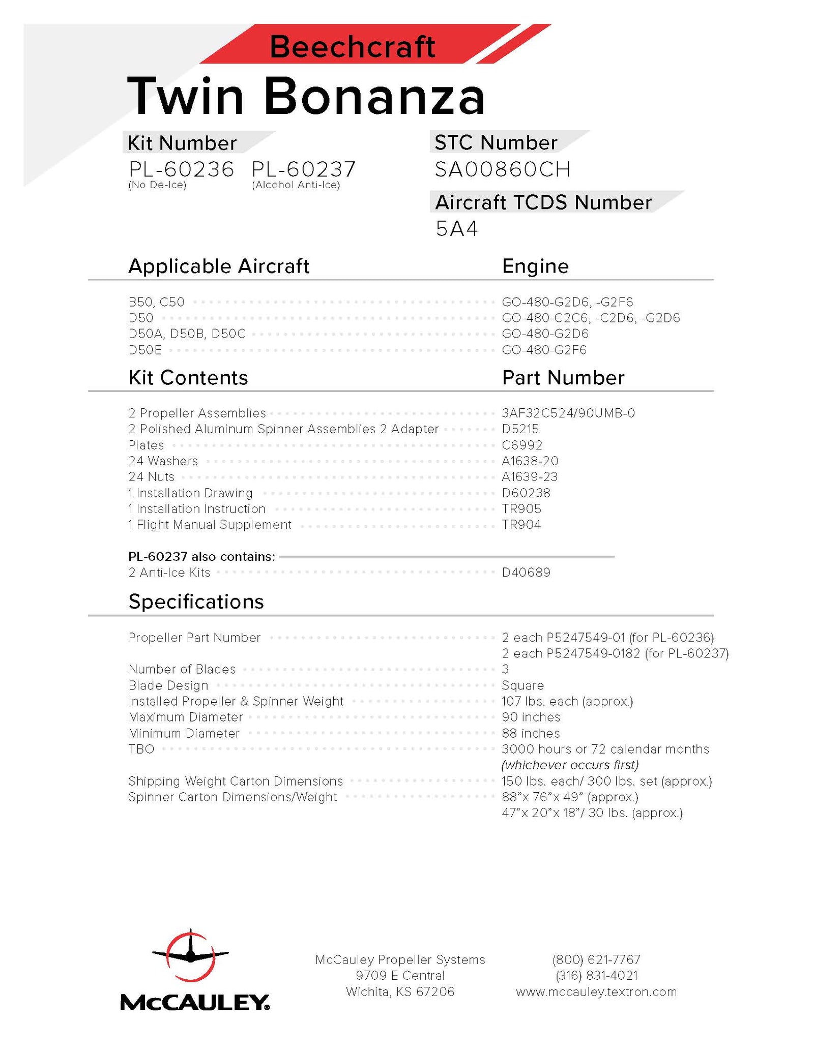 BEECHCRAFT-TWIN-BONANZA-PL-60236-PAGE-1