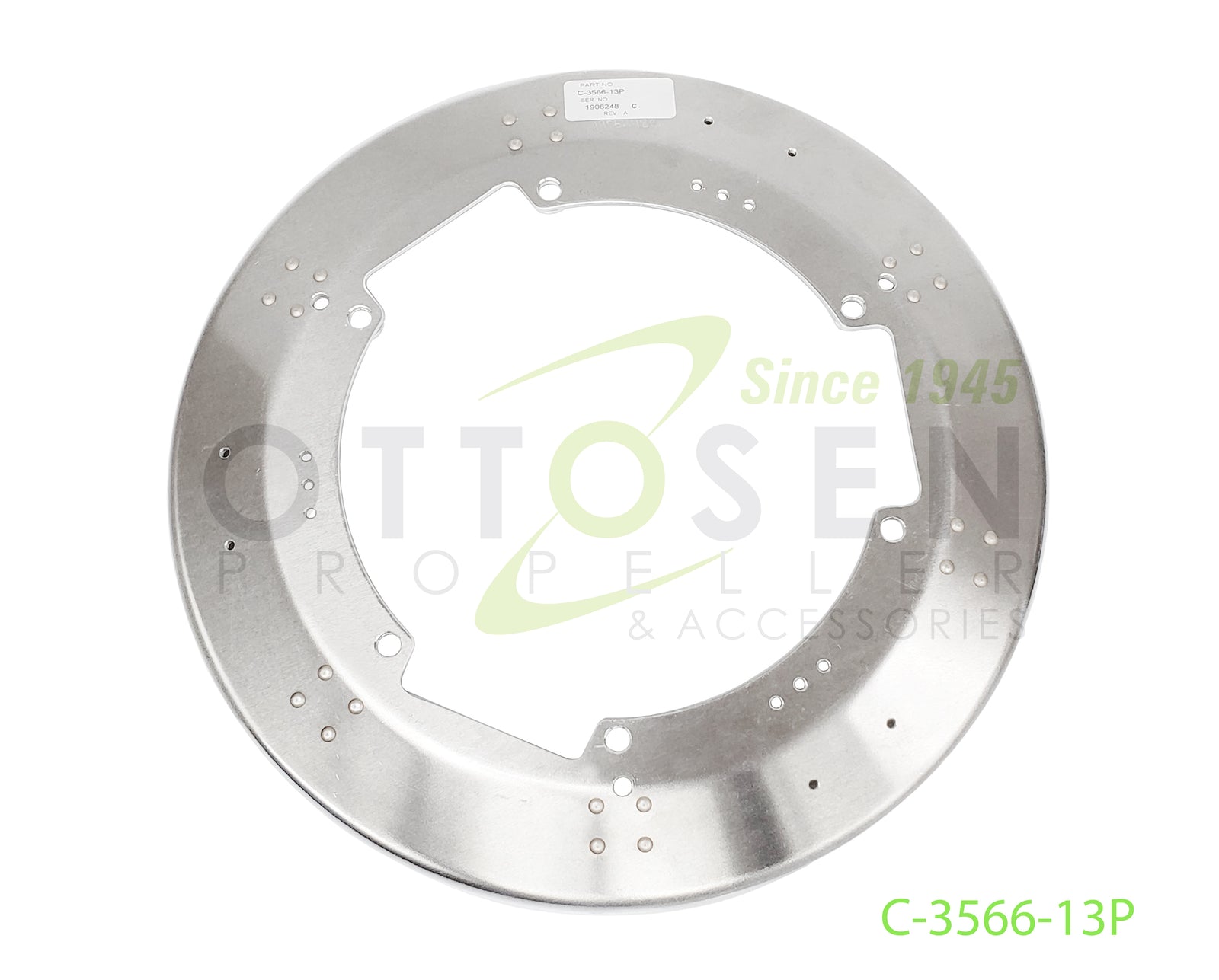 C-3566-13P - HARTZELL "CNC MACHINED" BULKHEAD UNIT (POLISHED)