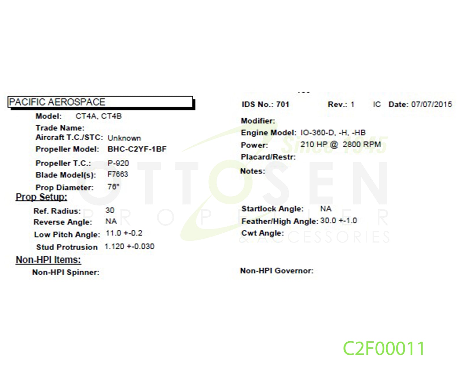 C2F00011-HARTZELL-PROPELLER-BHC-C2YF-1BF-F7663-SM14-PICTURE-1