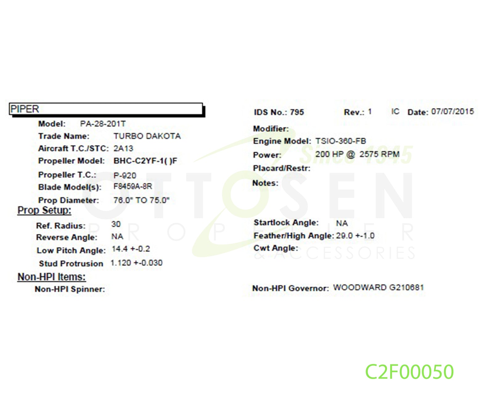 C2F00050-HARTZELL-PROPELLER-BHC-C2YF-1BF-F8459A-8R-SM4-PICTURE-1