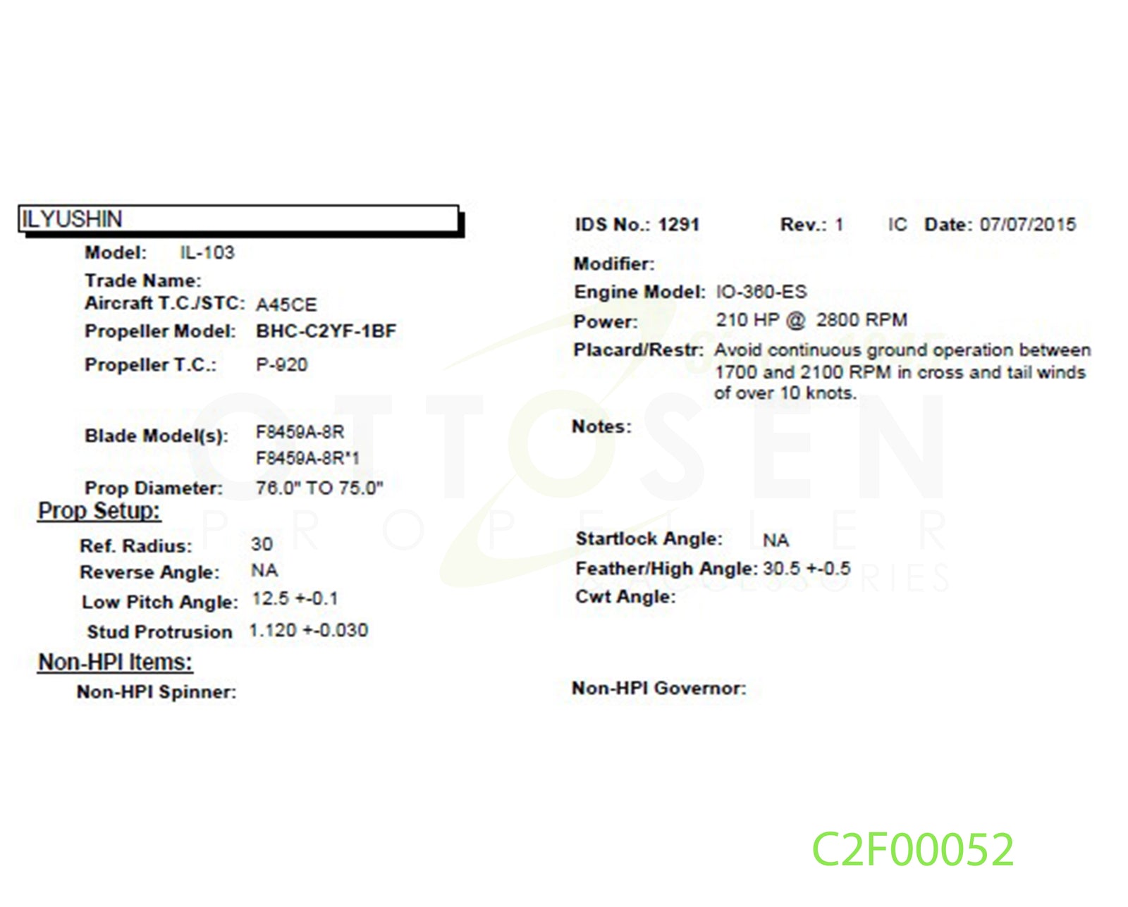 C2F00052-HARTZELL-PROPELLER-BHC-C2YF-1BF-F8459A-8R-SM4-PICTURE-1