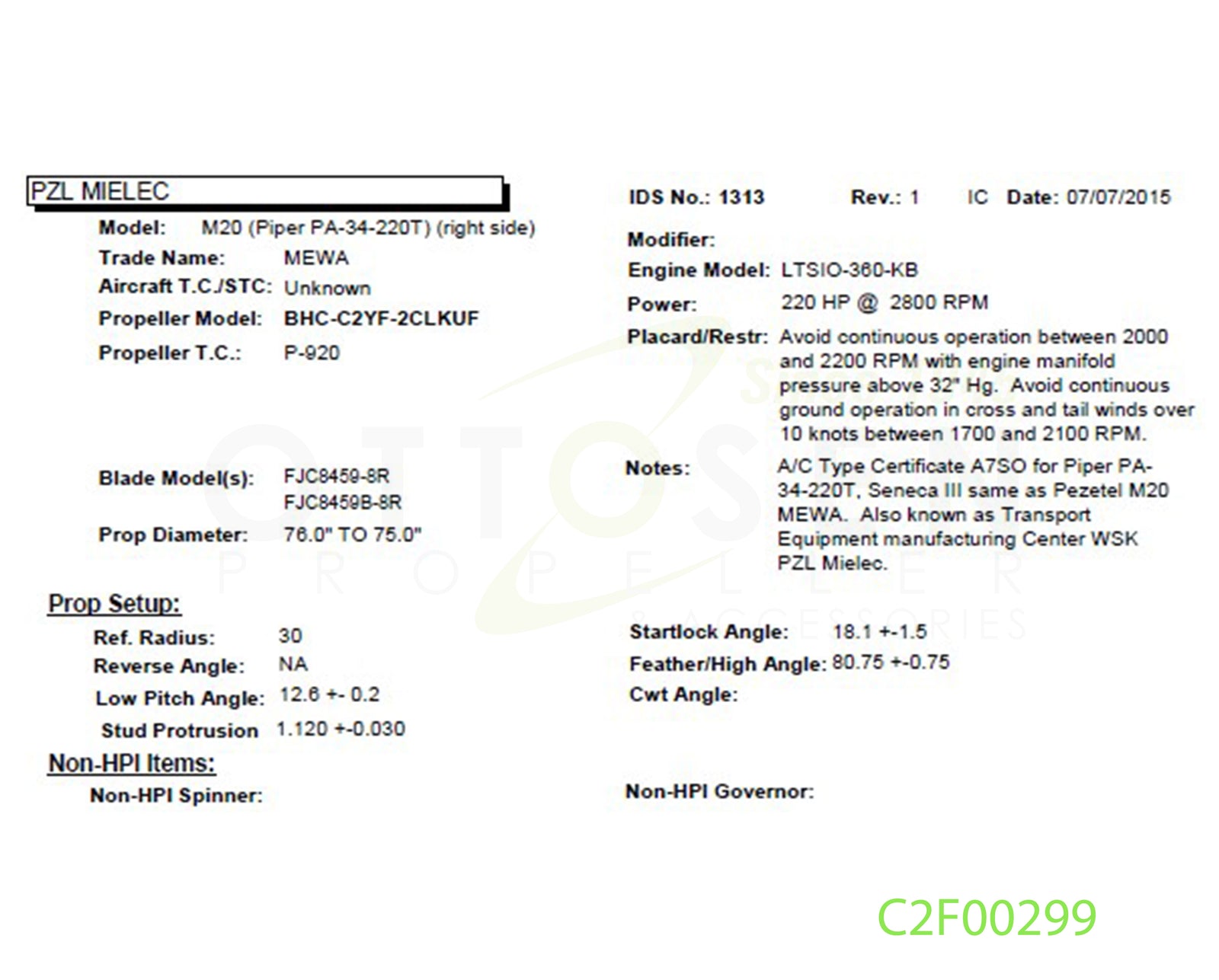 C2F00299-HARTZELL-PROPELLER-BHC-C2YF-2CLKUF-FJC8459B-8R-SM4-PICTURE-2