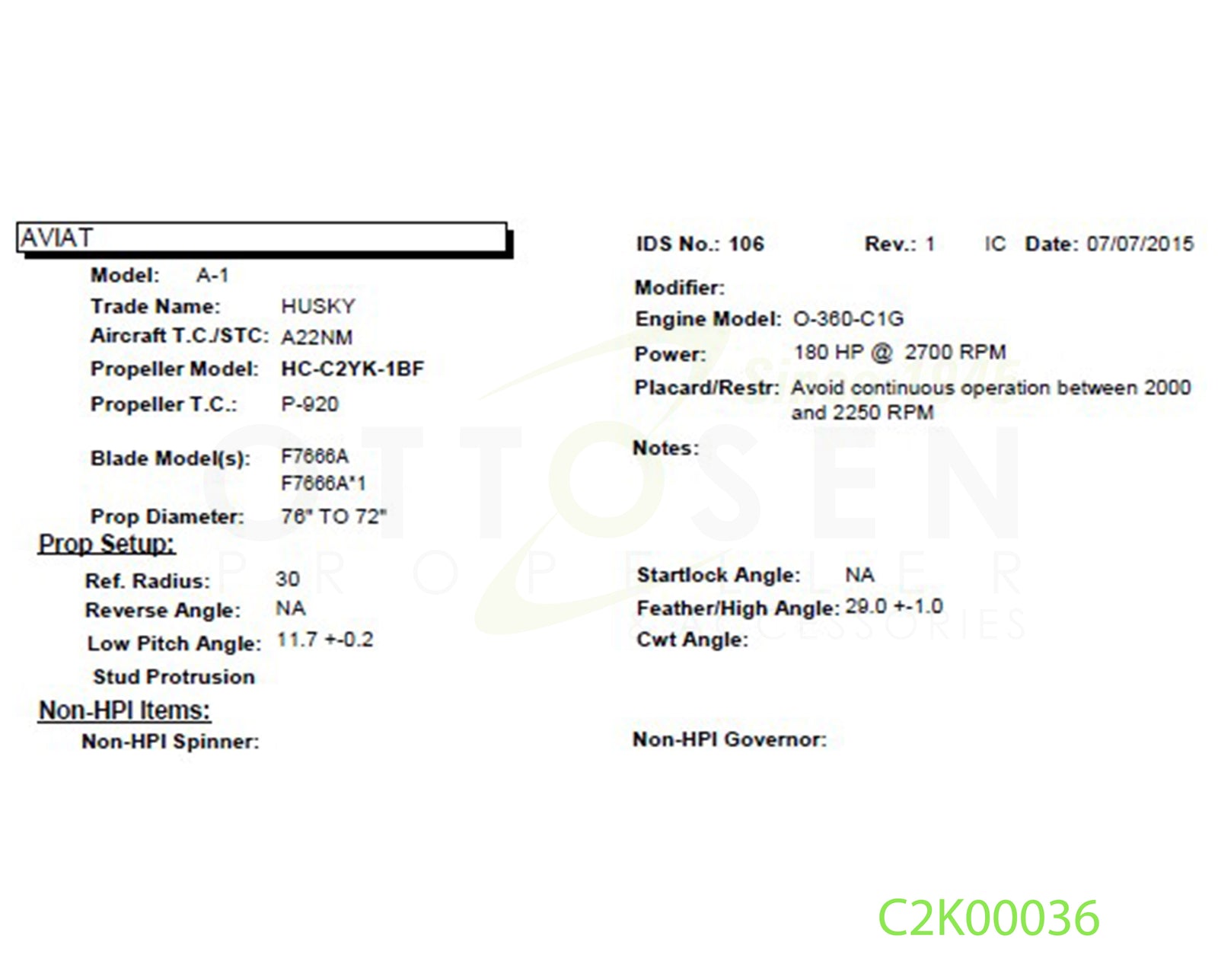 C2K00036-HARTZELL-PROPELLER-HC-C2YK-1BF-F7666A*1-SM8-PICTURE-1