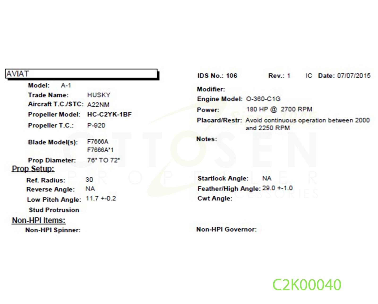 C2K00040-HARTZELL-PROPELLER-HC-C2YK-1BF-F7666A-SM8-PICTURE-1