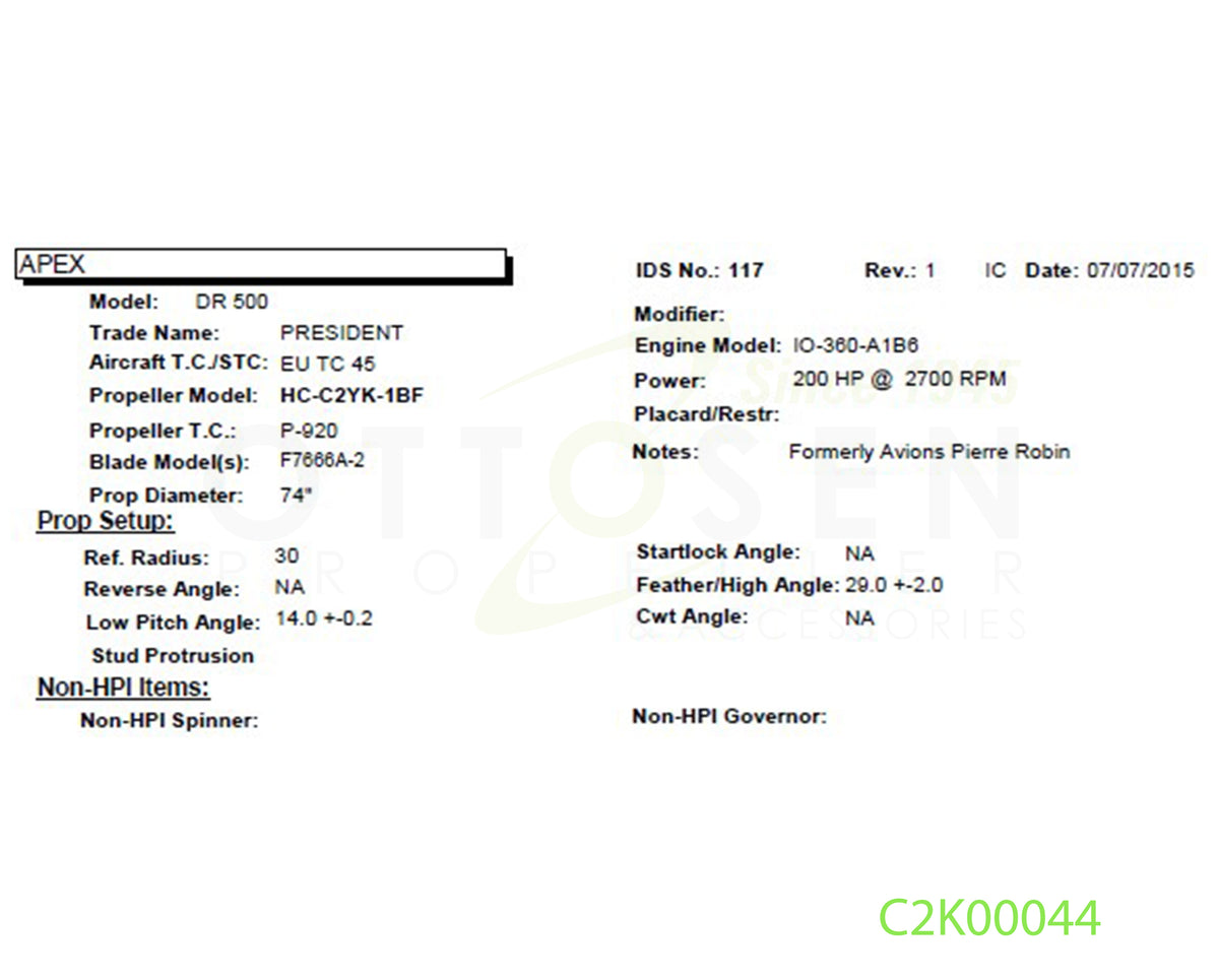 C2K00044-HARTZELL-PROPELLER-HC-C2YK-1BF-F7666A-2-SM19-PICTURE-1