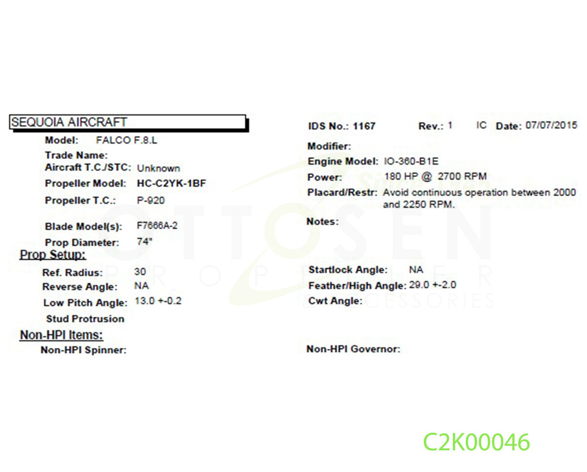 C2K00046-HARTZELL-PROPELLER-HC-C2YK-1BF-F7666A-2-SM19-PICTURE-1