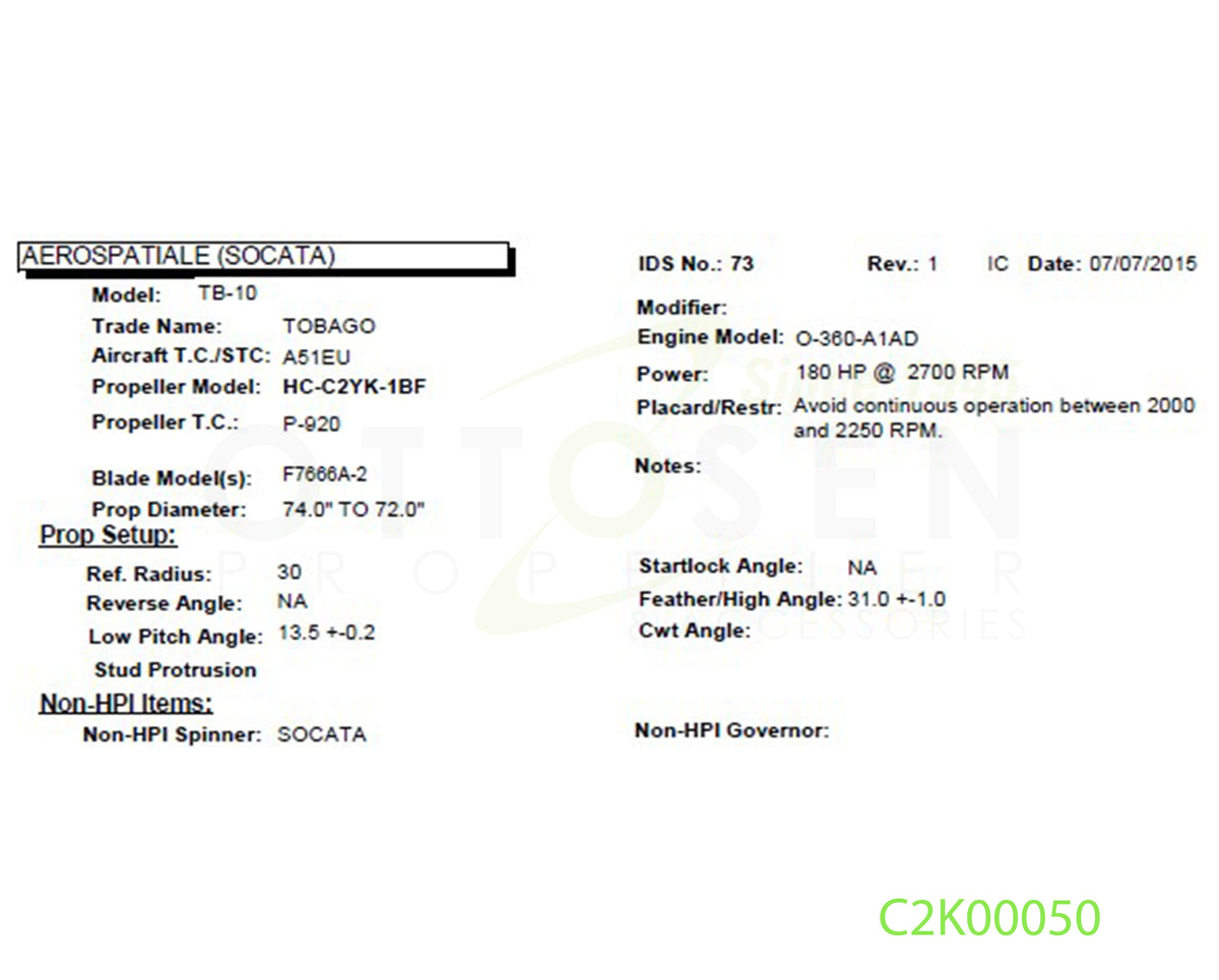 C2K00050-HARTZELL-PROPELLER-HC-C2YK-1BF-F7666A-2-SM27-PICTURE-1