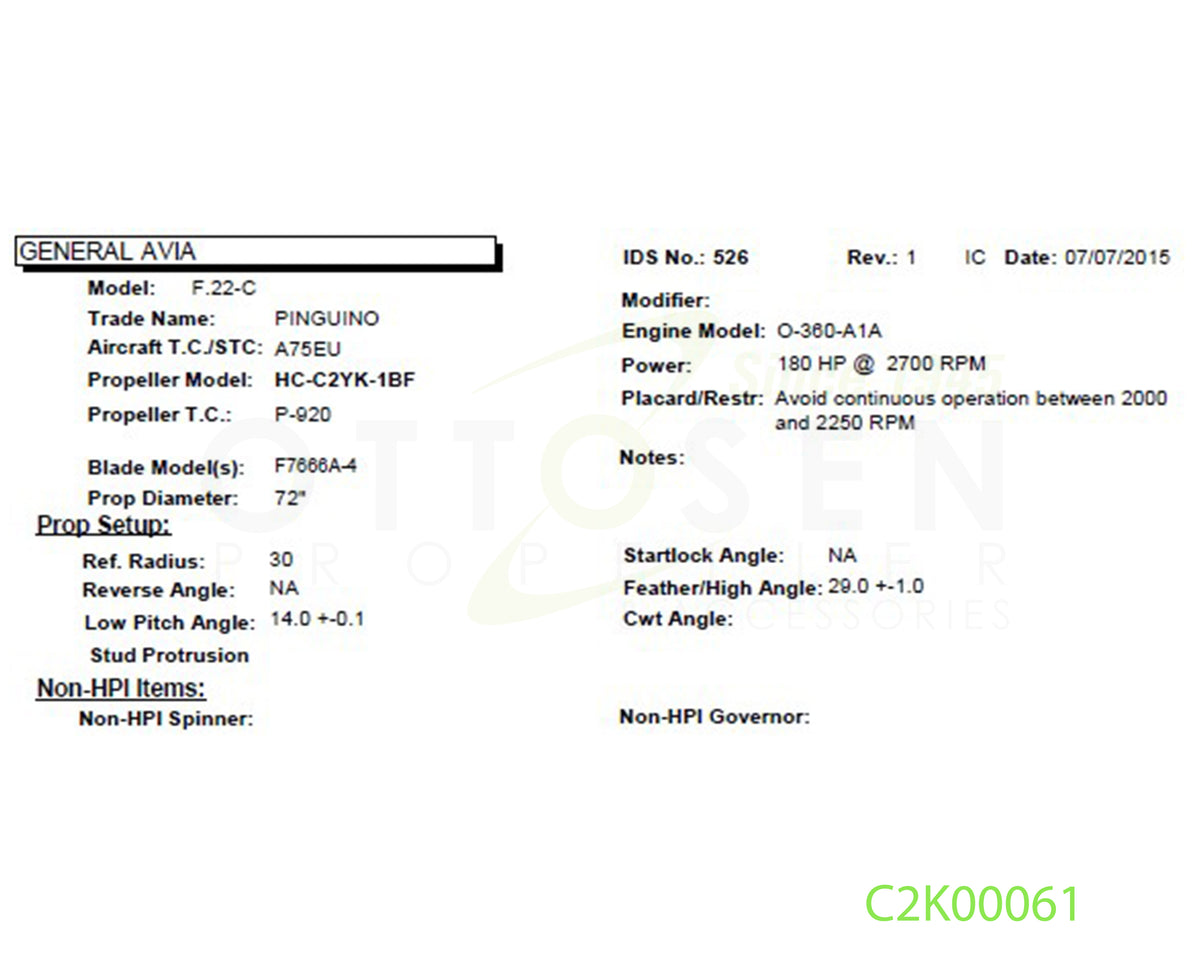 C2K00061-HARTZELL-PROPELLER-HC-C2YK-1BF-F7666A-4-SM19-PICTURE-1