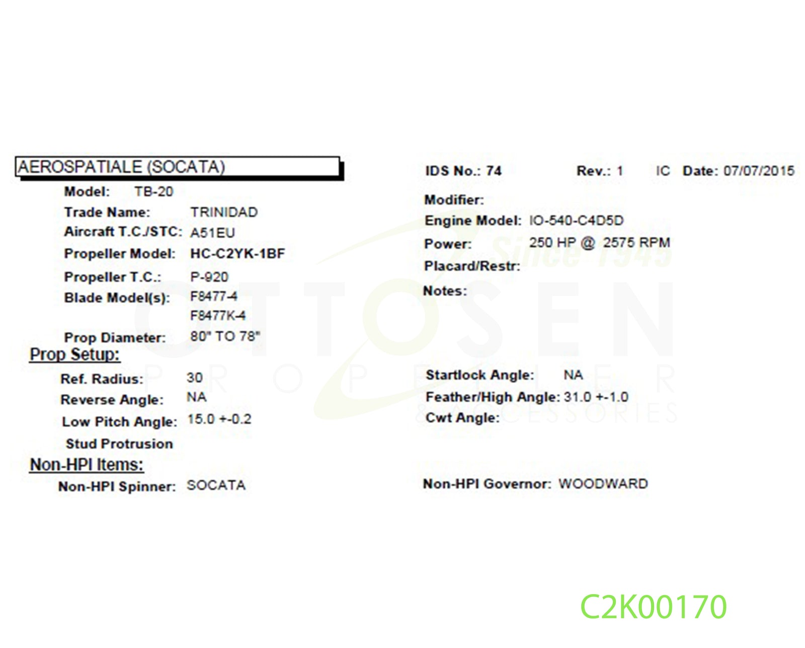 C2K00170-HARTZELL-PROPELLER-HC-C2YK-1BF-F8477-4-SM27-PICTURE-1