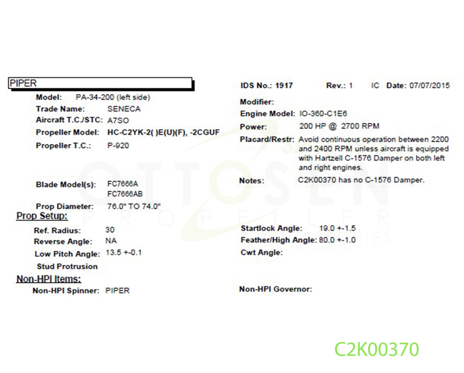 C2K00370-HARTZELL-PROPELLER-HC-C2YK-2CGUF-FC7666A-SM16-PICTURE-1