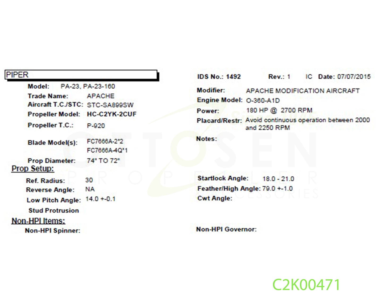 C2K00471-HARTZELL-PROPELLER-HC-C2YK-2CUF-FC7666A-2*2-PICTURE-1