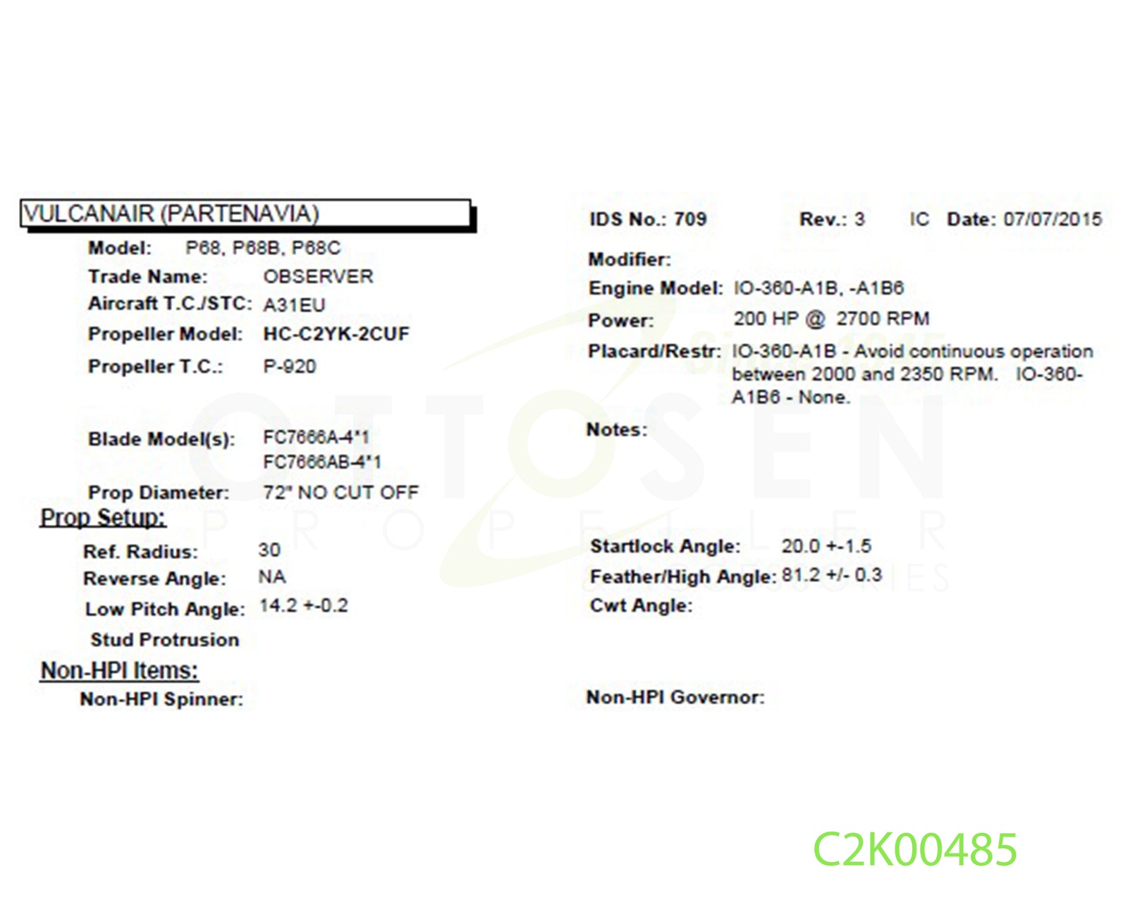 C2K00485-HARTZELL-PROPELLER-HC-C2YK-2CUF-FC7666AB-4*1-PICTURE-1