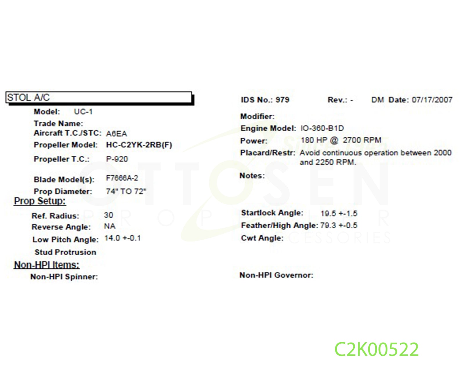 C2K00522-HARTZELL-PROPELLER-HC-C2YK-2RBF-F7666A-2-PICTURE-1