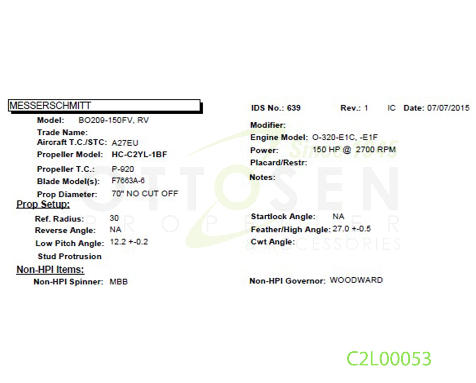 C2L00053-HARTZELL-PROPELLER-HC-C2YL-1BF-F7663A-6-PICTURE-1