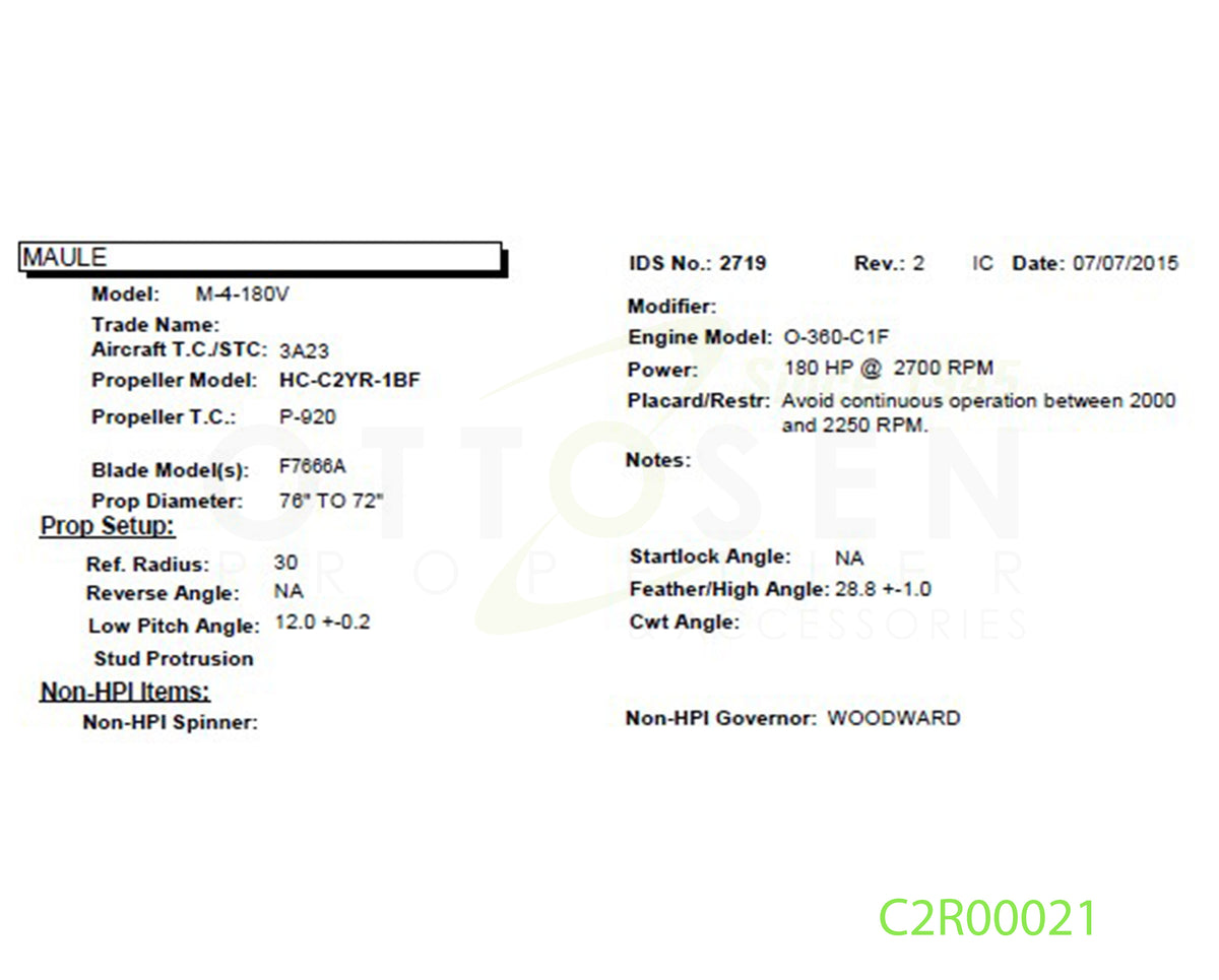 C2R00021-HARTZELL-PROPELLER-HC-C2YR-1BF-F7666A-SM19-PICTURE-1