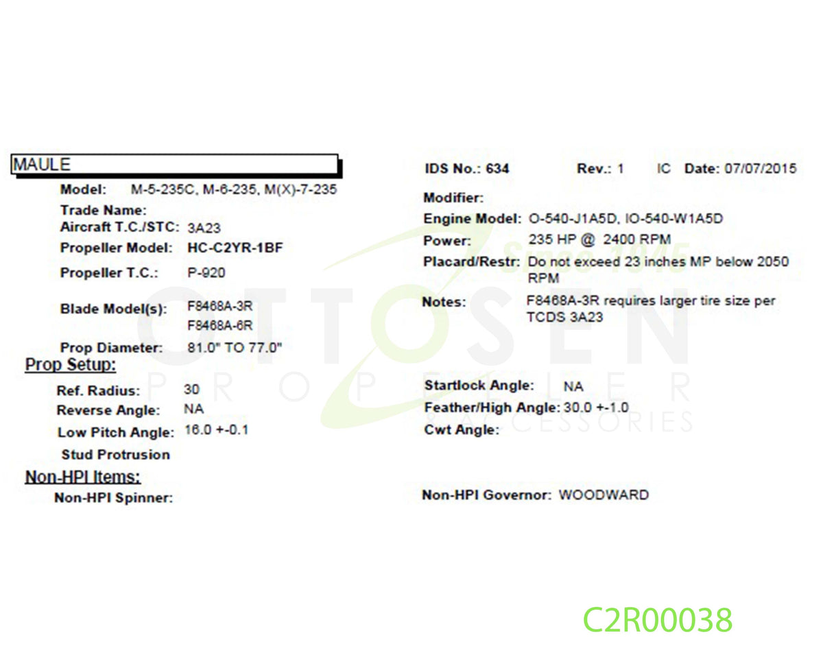 C2R00038-HARTZELL-PROPELLER-HC-C2YR-1BF-F8468A-3R-SM19-PICTURE-1