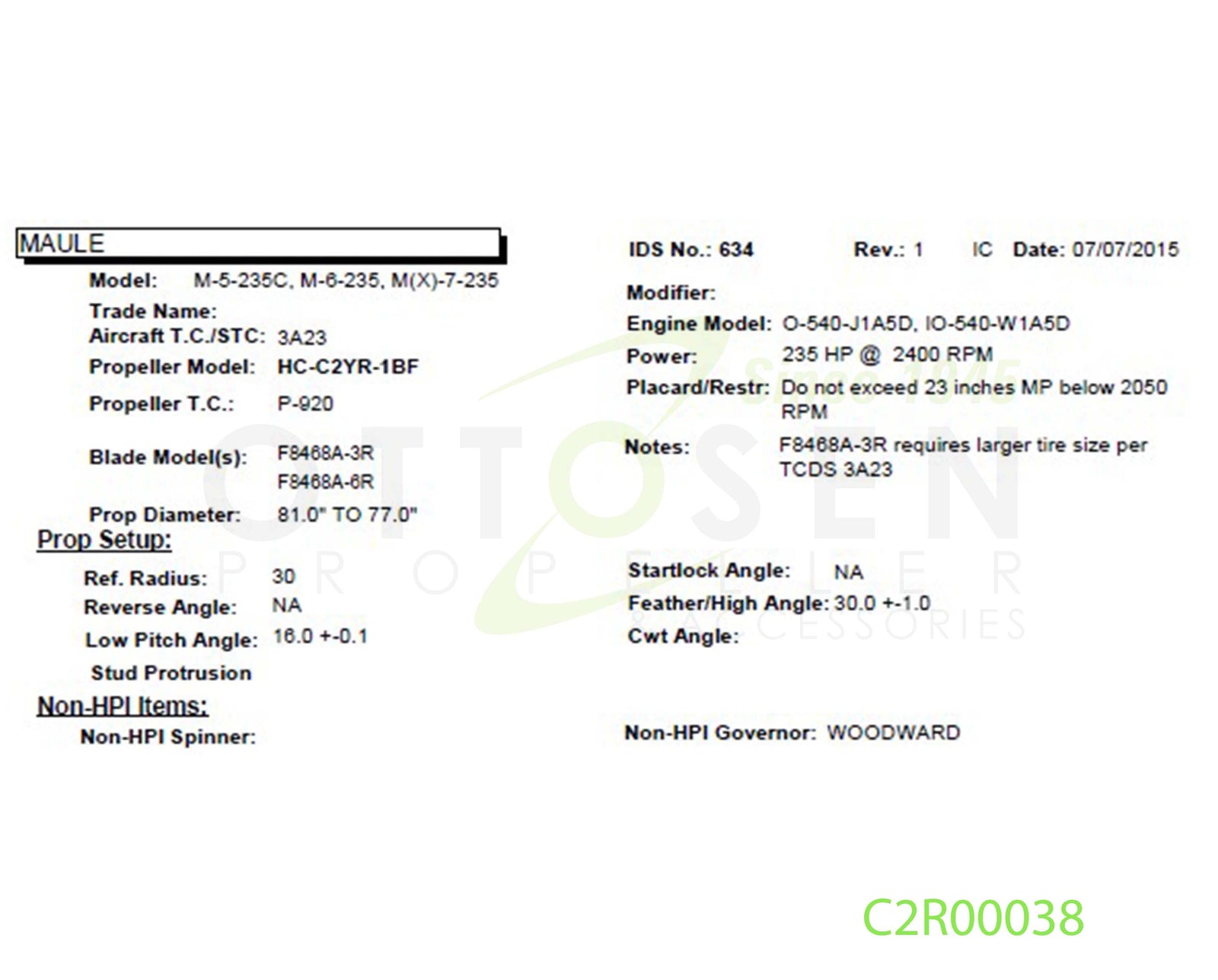 C2R00038-HARTZELL-PROPELLER-HC-C2YR-1BF-F8468A-3R-SM19-PICTURE-1