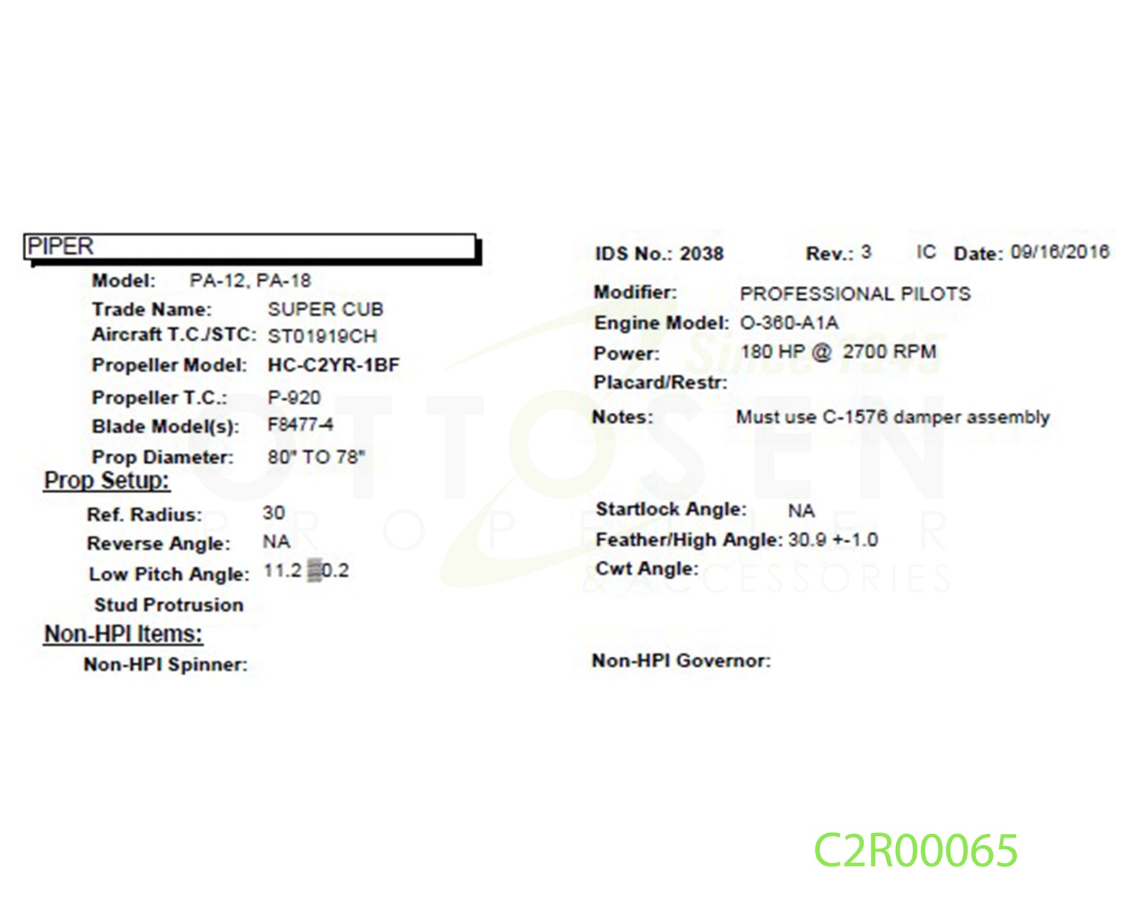 C2R00065-HARTZELL-PROPELLER-HC-C2YR-1BF-F8477-4-SM16-PICTURE-1