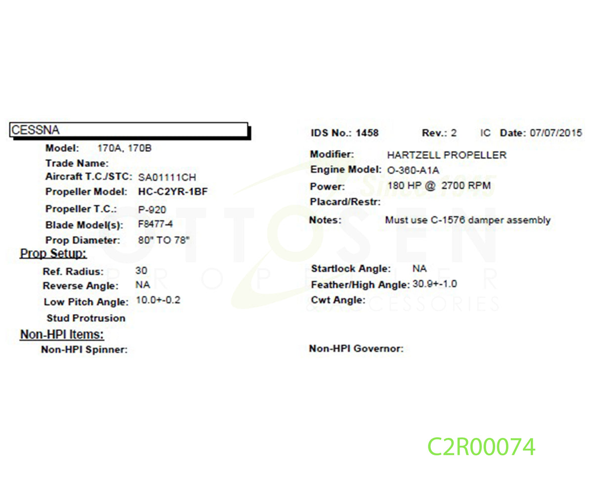 C2R00074-HARTZELL-PROPELLER-HC-C2YR-1BF-F8477-4-SM16-C-1576-PICTURE-5