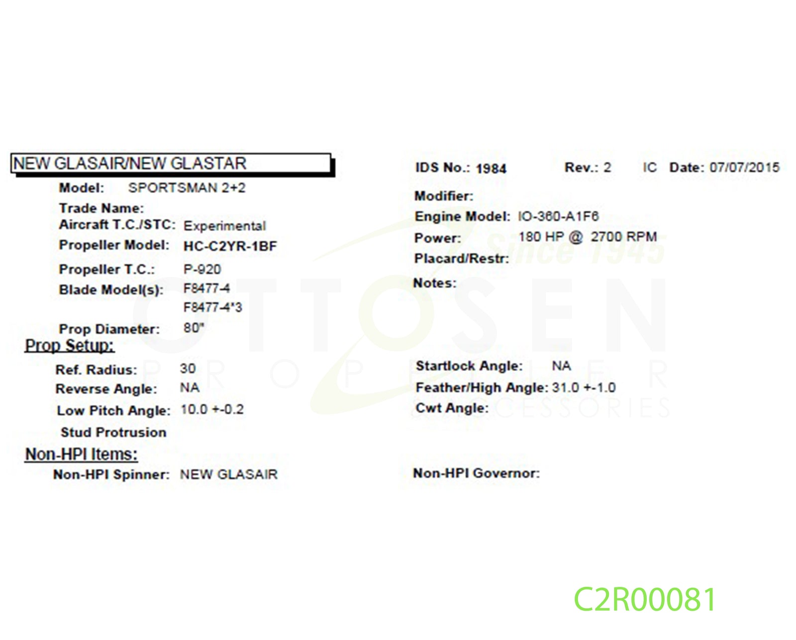 C2R00081-HARTZELL-PROPELLER-HC-C2YR-1BF-F8477-4-SM19-PICTURE-1