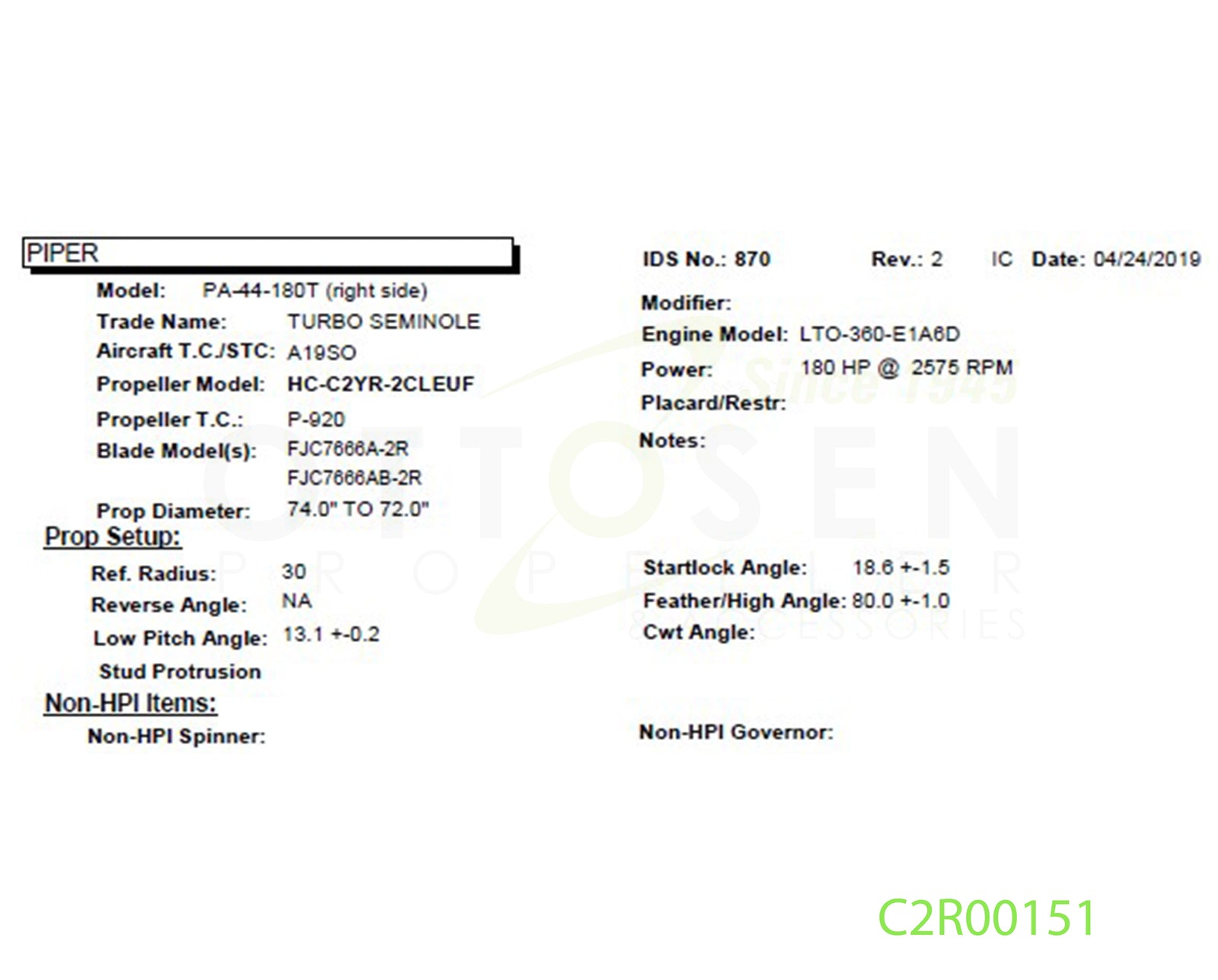 C2R00151-HARTZELL-PROPELLER-HC-C2YR-2CLEUF-FJC7666AB-2R-SM4-PICTURE-1