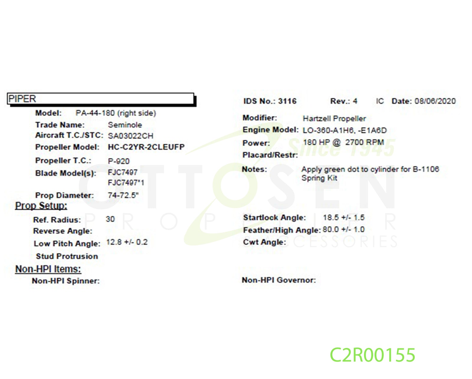 C2R00155-HARTZELL-PROPELLER-HC-C2YR-2CLEUFP-FJC7497*1-SM4-PICTURE-1