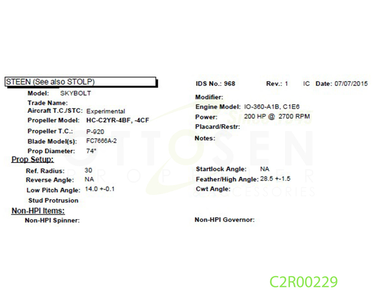 C2R00229-HARTZELL-PROPELLER-HC-C2YR-4CF-FC7666A-2-SM8-PICTURE-1