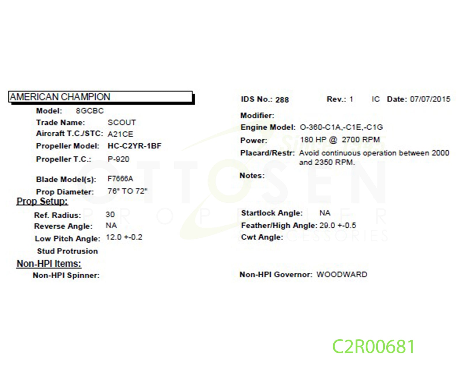 C2R00681-HARTZELL-PROPELLER-HC-C2YR-1BF-F7666A-SM4-PICTURE-1