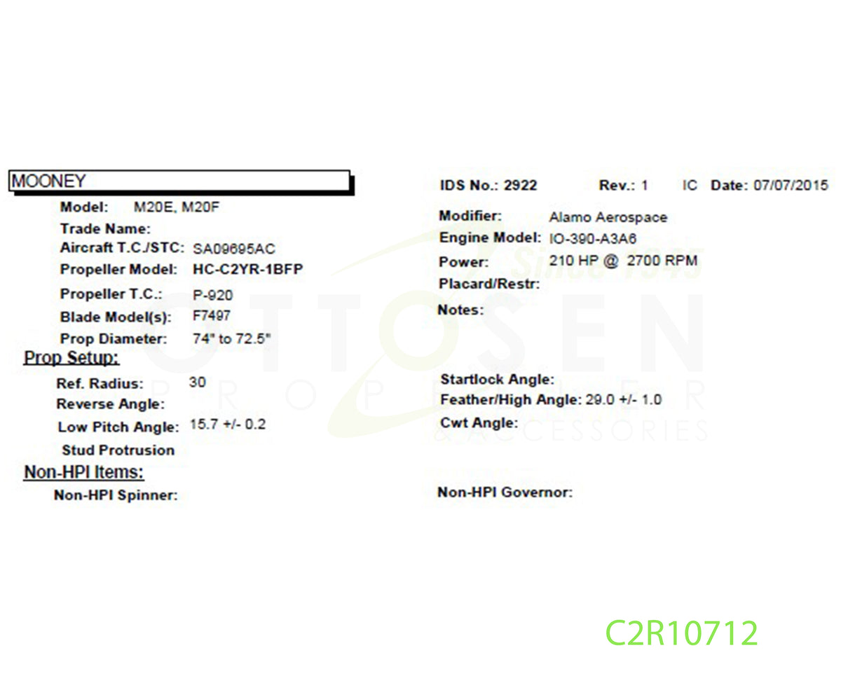 C2R10712-HARTZELL-PROPELLER-HC-C2YR-1BFP-F7497-SM41-PICTURE-1