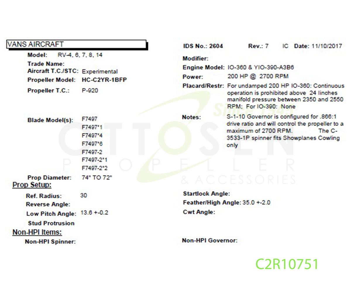 C2R10751-HARTZELL-PROPELLER-HC-C2YR-1BFP-F7497-2-SM8-PICTURE-1