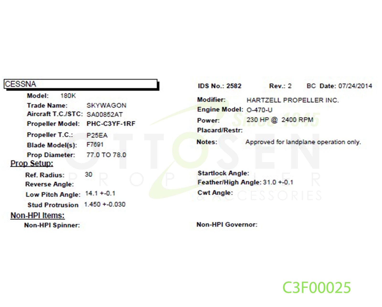 C3F00025-HARTZELL-PROPELLER-PHC-C3YF-1RF-F7691-SM7-PICTURE-2