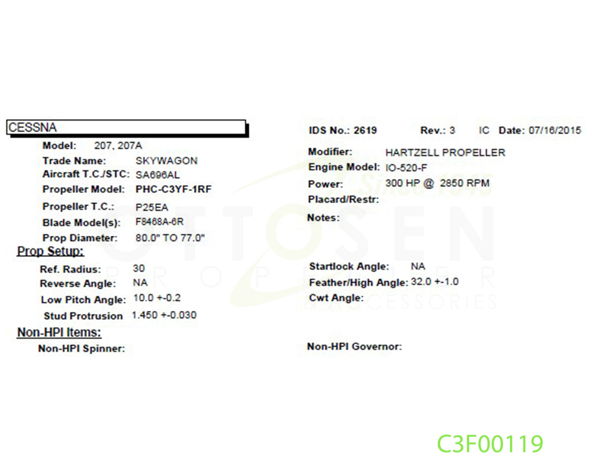 C3F00119-HARTZELL-PROPELLER-PHC-C3YF-1RF-F8468A-6R-SM30-PICTURE-2