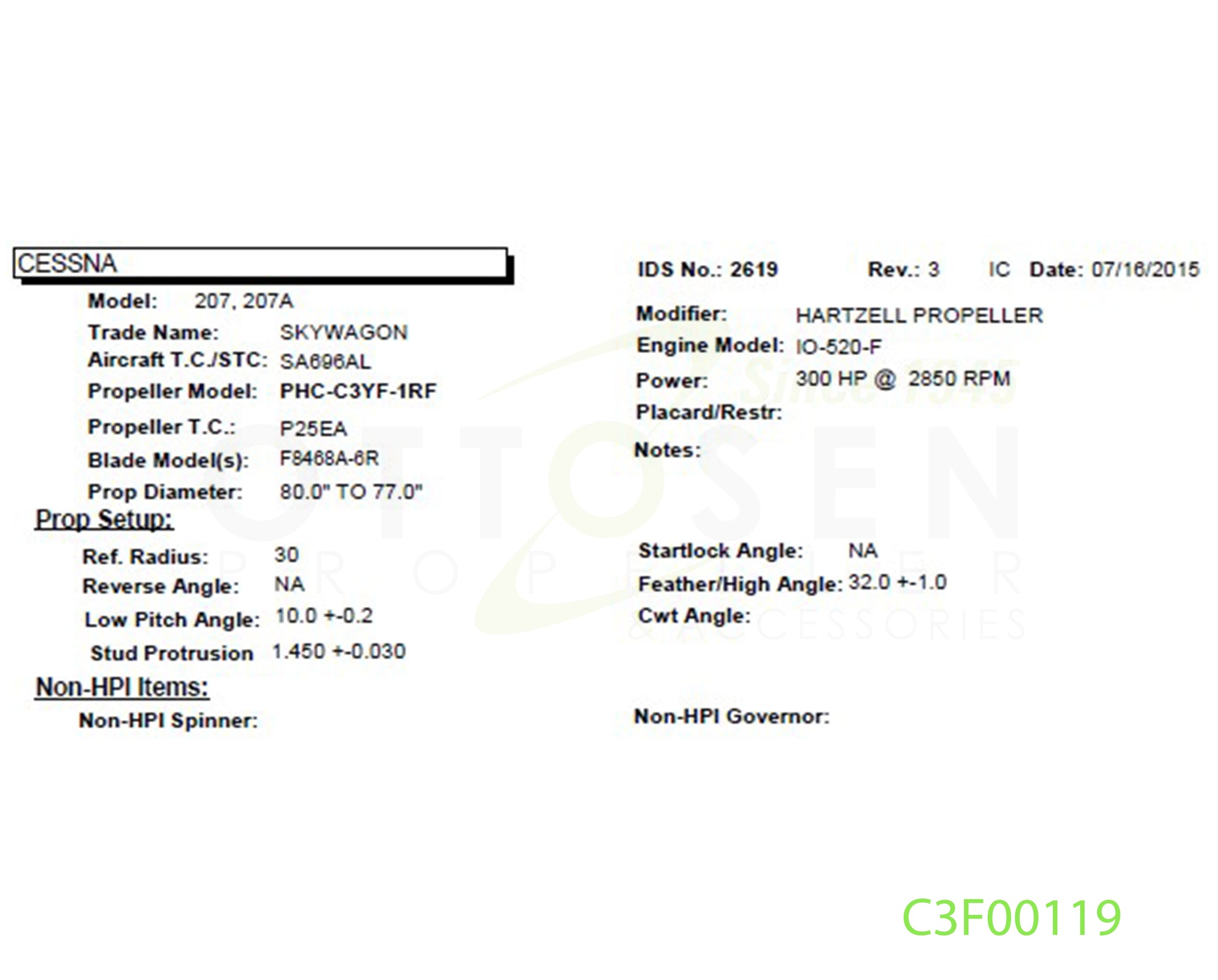 C3F00119-HARTZELL-PROPELLER-PHC-C3YF-1RF-F8468A-6R-SM30-PICTURE-2