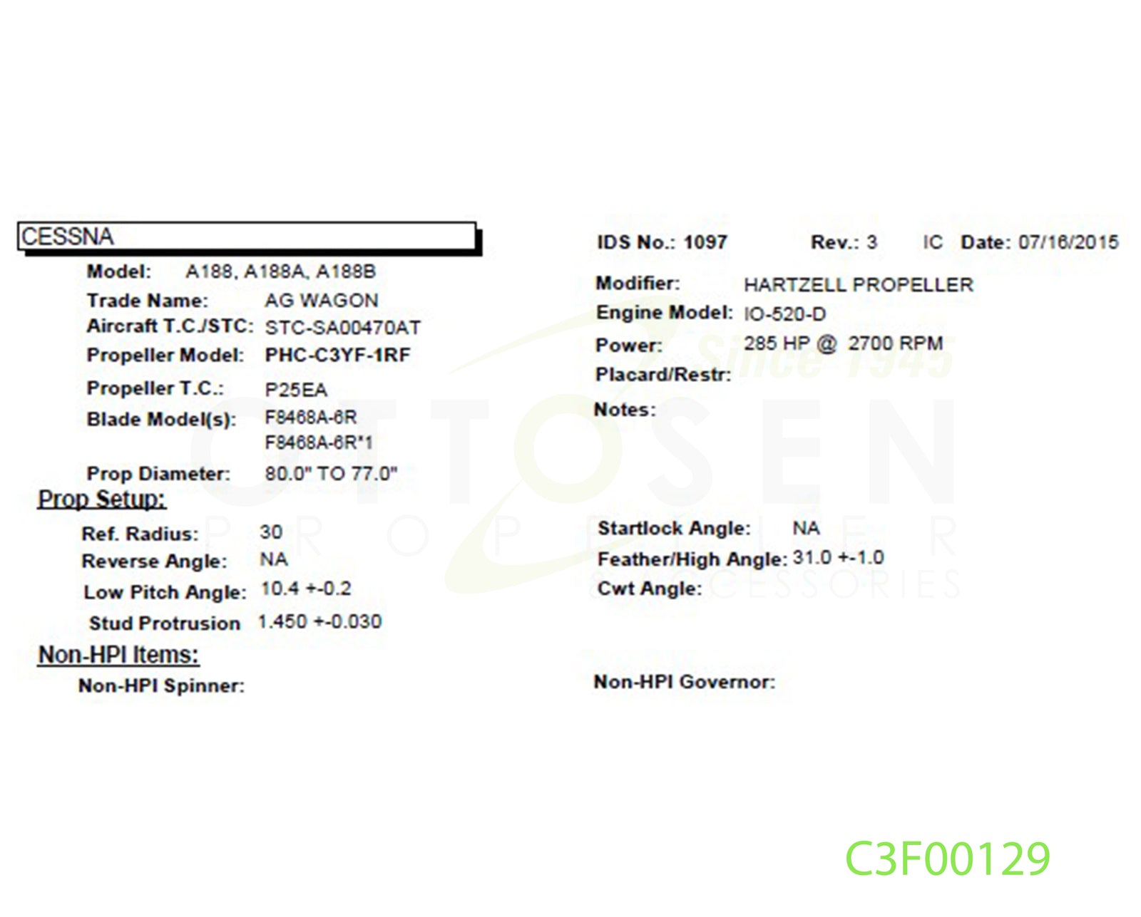 C3F00129-HARTZELL-PROPELLER-PHC-C3YF-1RF-F8468A-6R-SM6-PICTURE-1