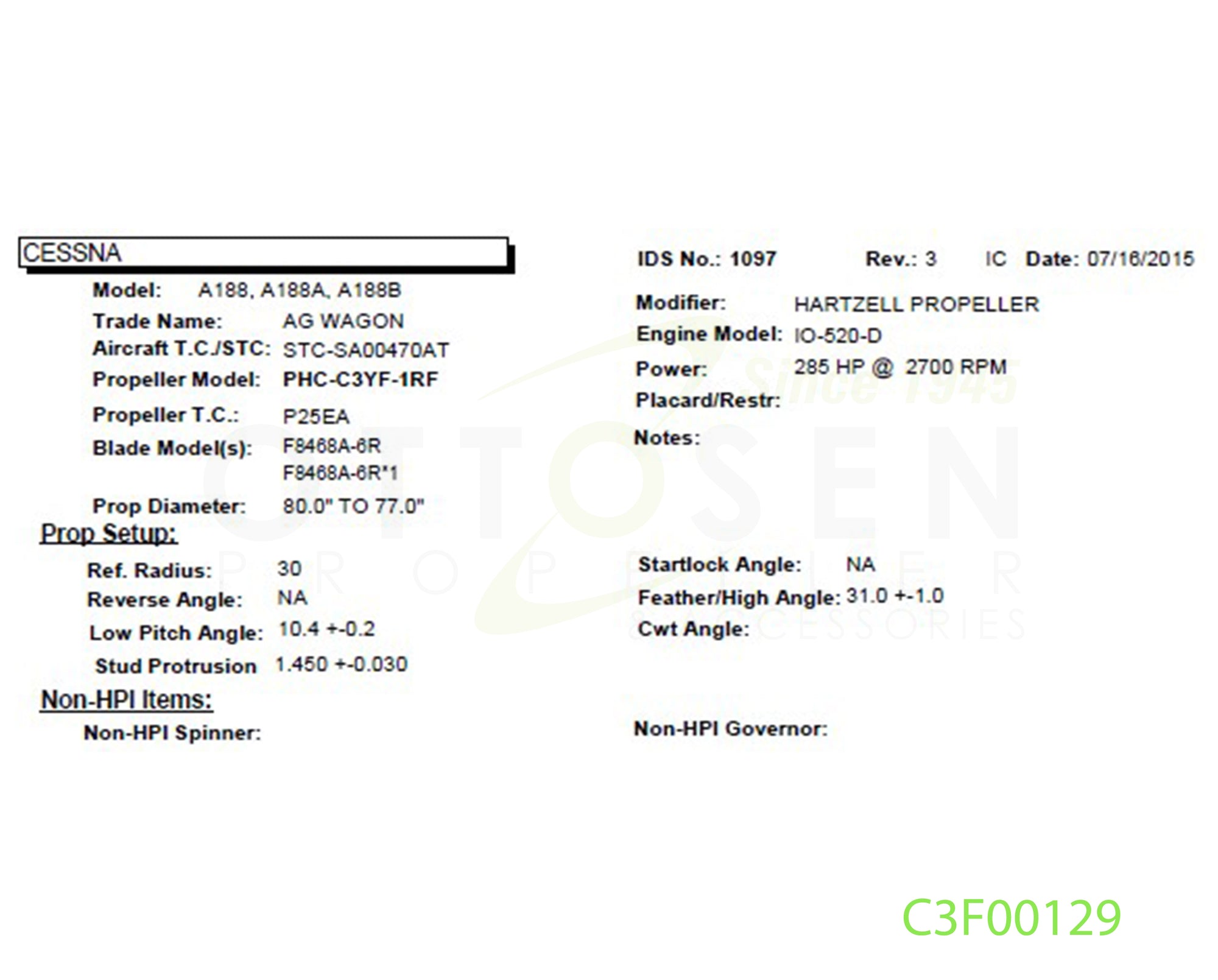 C3F00129-HARTZELL-PROPELLER-PHC-C3YF-1RF-F8468A-6R-SM6-PICTURE-1