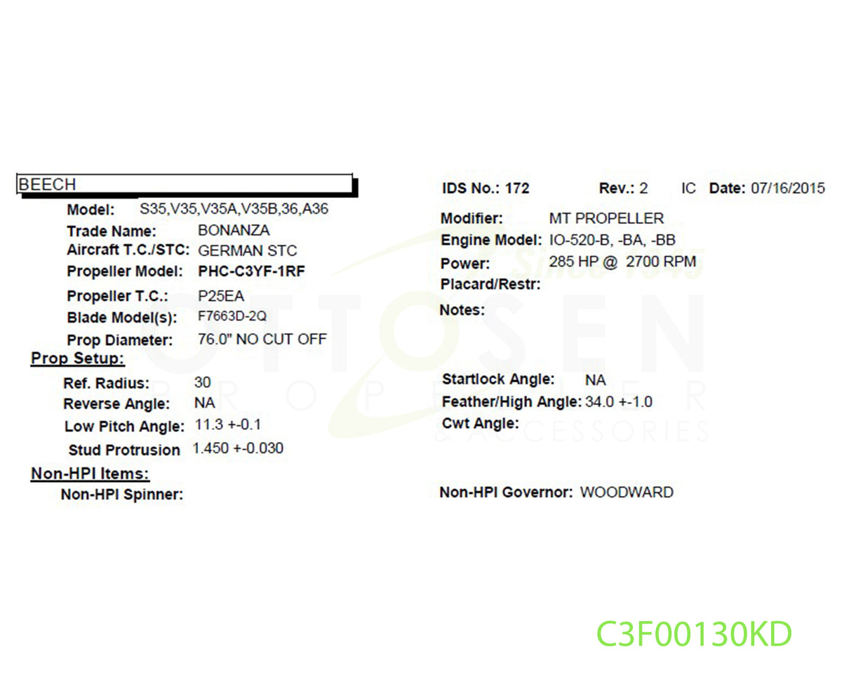 C3F00130KD-HARTZELL-PROPELLER-PHC-C3YF-1RF-F7663D-2Q-SM7-PICTURE-1