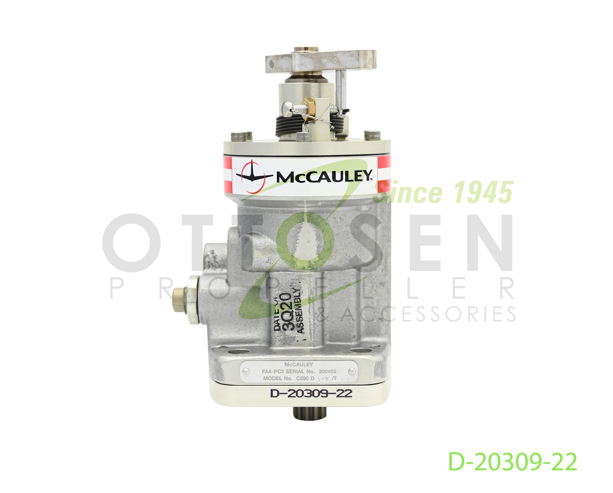 D-20309-22 - McCAULEY GOVERNOR UNIT - C290D3/T23