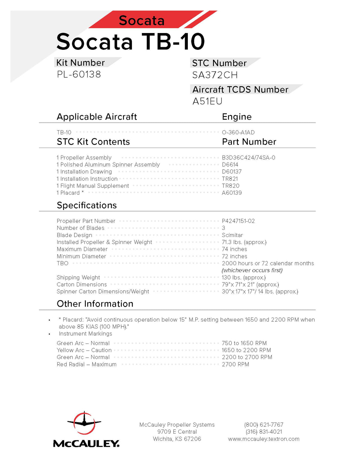 DAHER-SOCATA-TB-10-PL-60138-PAGE-1