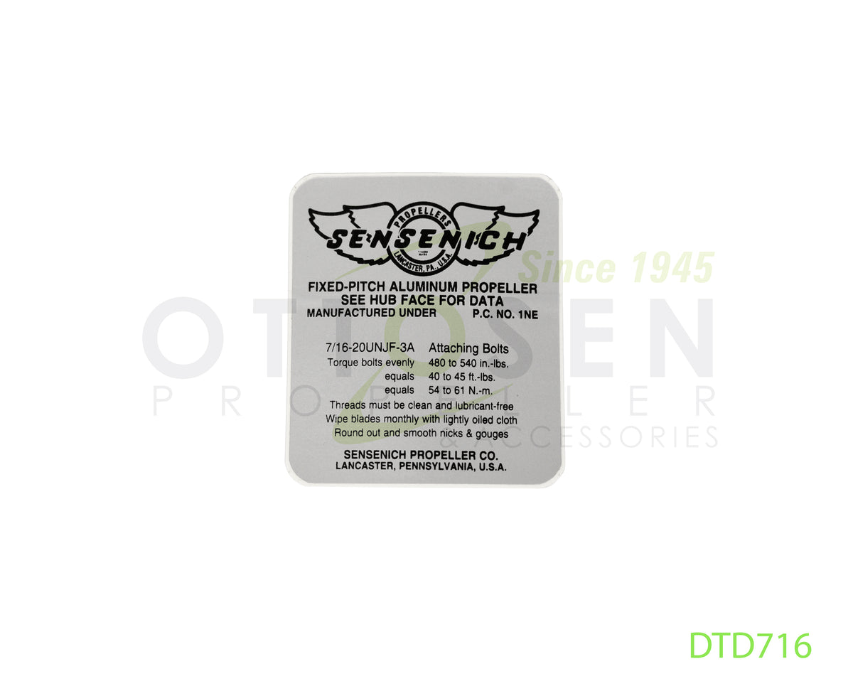DTD716-SENSENICH-PROPELLER-TORQUE-DECAL-PICTURE-1