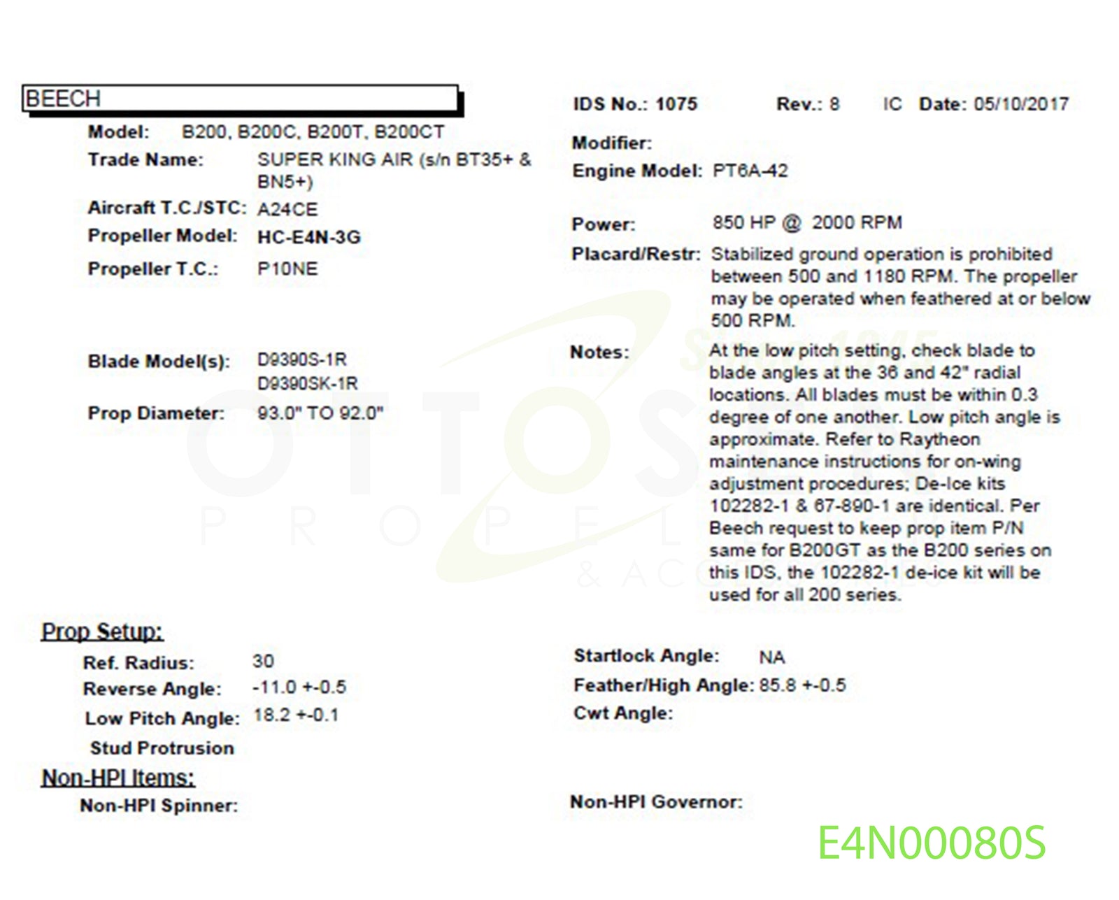 E4N00080S-HARTZELL-PROPELLER-HC-E4N-3G-D9390SK-1R-D-630-2P-PICTURE-2