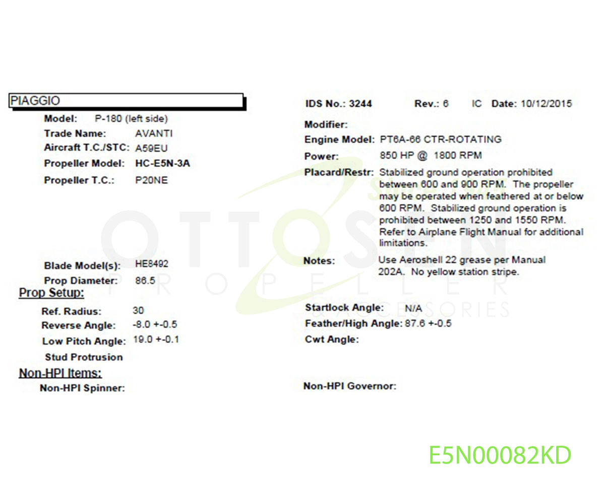 E5N00082KD-HARTZELL-PROPELLER-HC-E5N-3A-HE8492-PICTURE-1