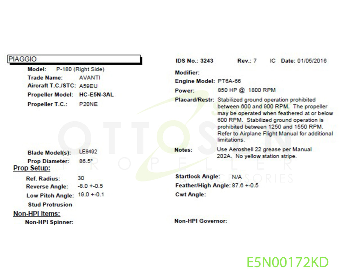 E5N00172KD-HARTZELL-PROPELLER-HC-E5N-3AL-LE8492-PICTURE-1