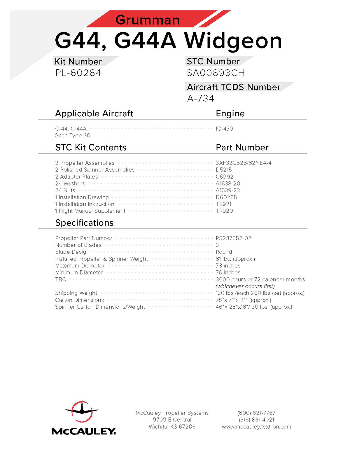 GRUMMAN-G44-G44A-WIDGEON-PL-60264-PAGE-1