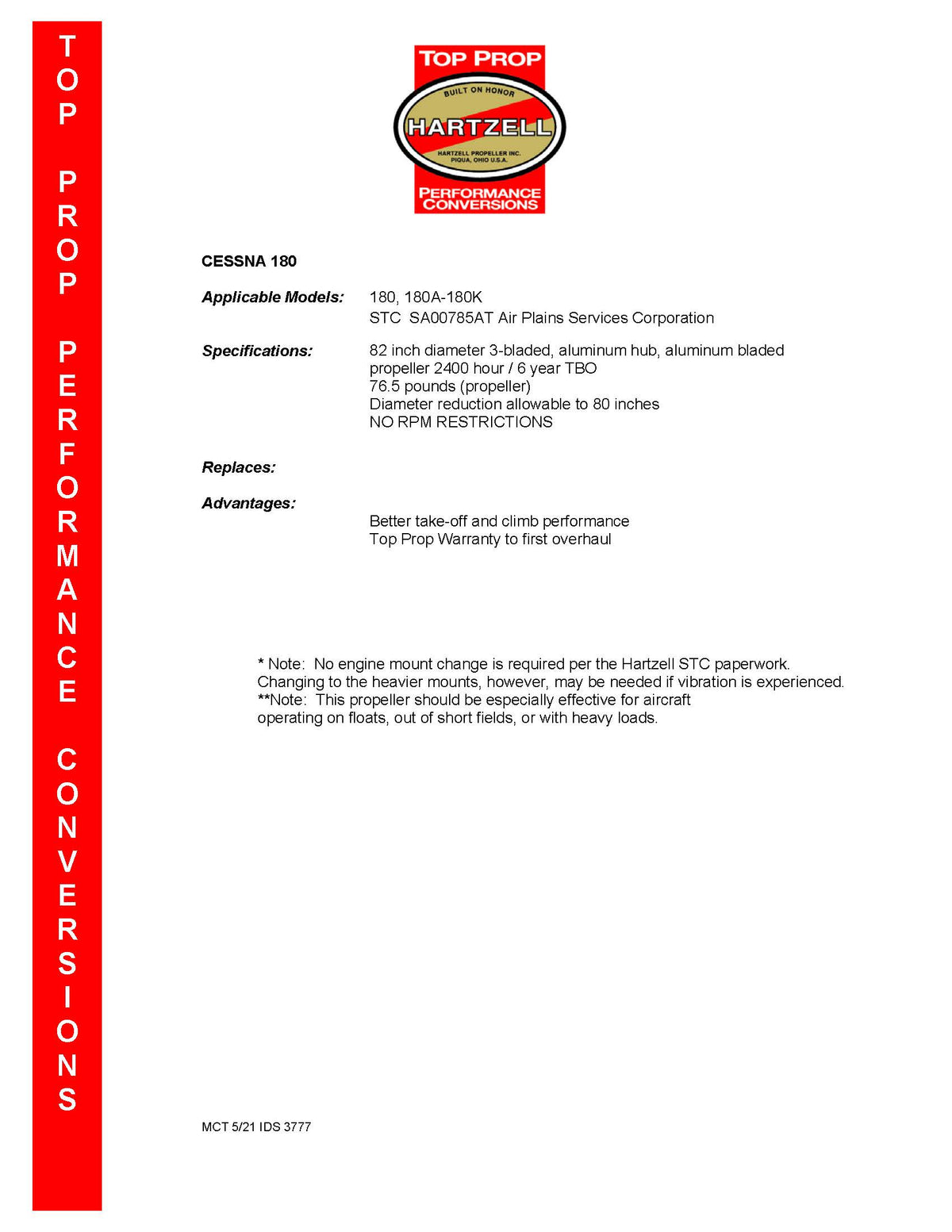 HARTZELL-PROPELLER-CESSNA-180-VOYAGER-IO-550-D-SA04491CH-C3F04974STP-Page-2