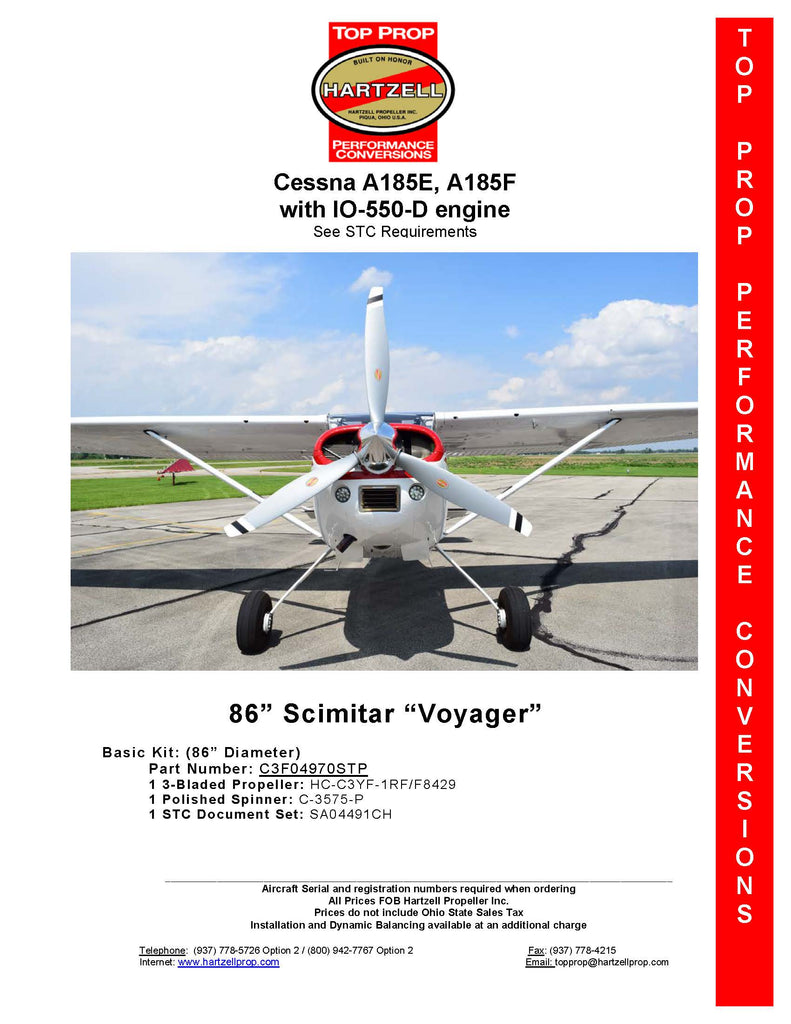 セントポーリア Hartzell STC Cessna Sky Wagon 