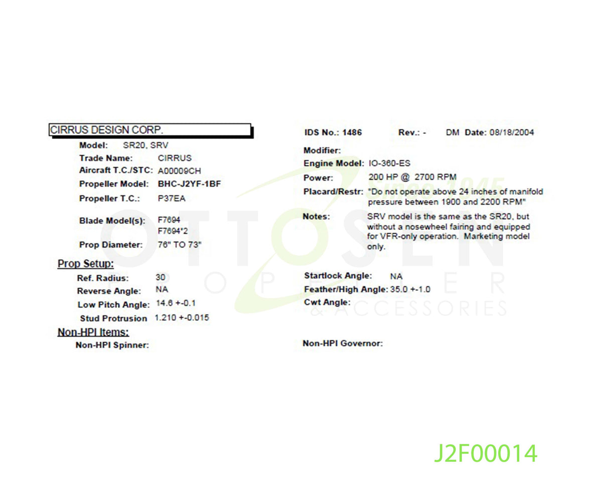 J2F00014-HARTZELL-PROPELLER-BHC-J2YF-1B-F7694-SM19-PICTURE-1