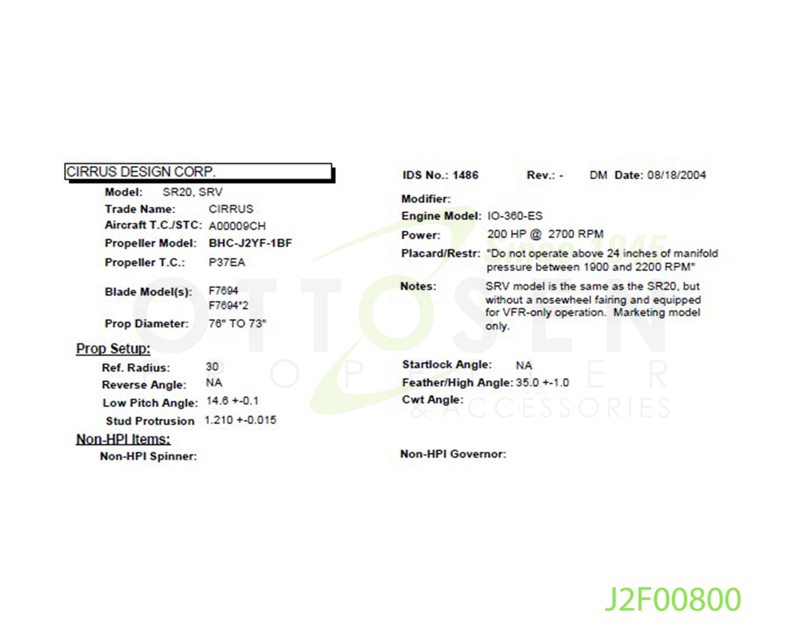 J2F00800-HARTZELL-PROPELLER-BHC-J2YF-1B-F7694-SM19-PICTURE-1