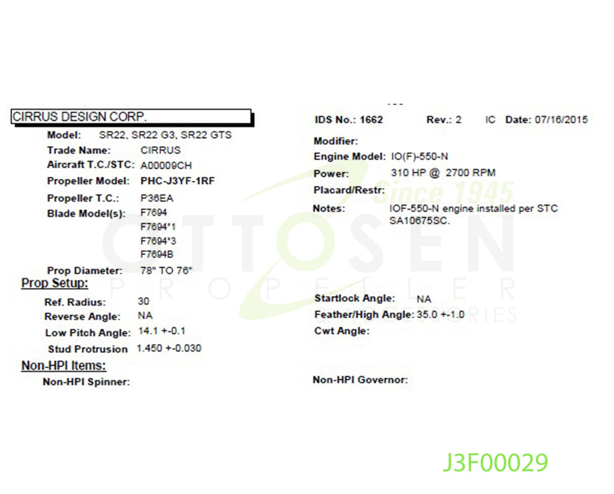 J3F00029-HARTZELL-PROPELLER-PHC-J3YF-1RF-F7694-SM7-PICTURE-1